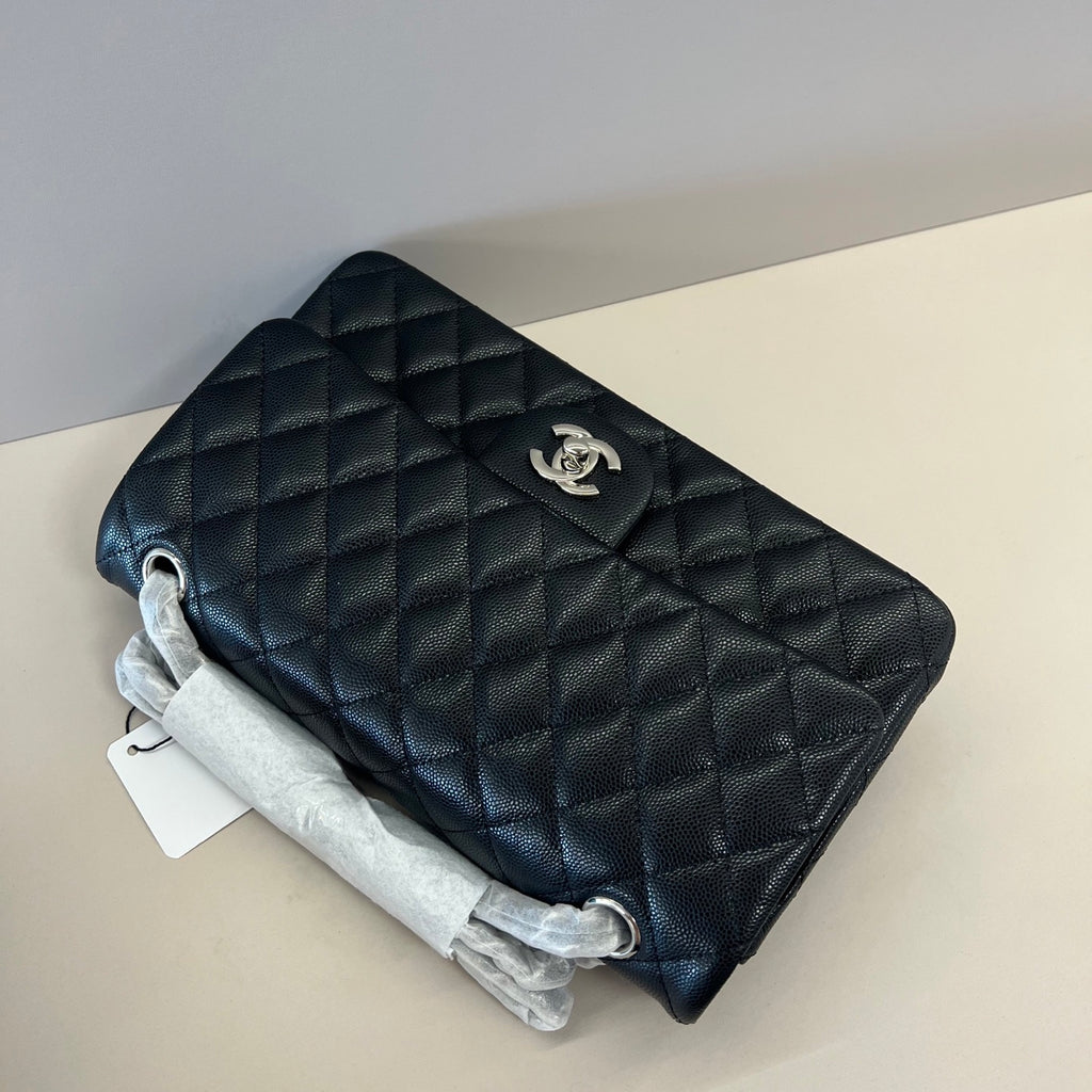 Caviar Leather Classic Double Flap Bag