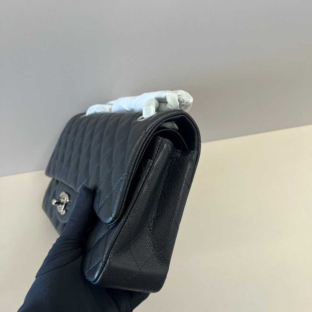 Caviar Leather Classic Double Flap Bag