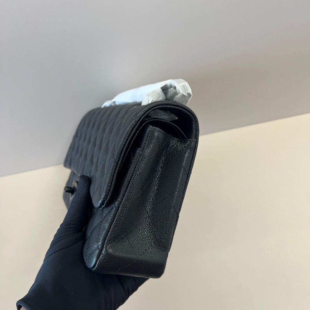 Caviar Leather Classic Double Flap Bag