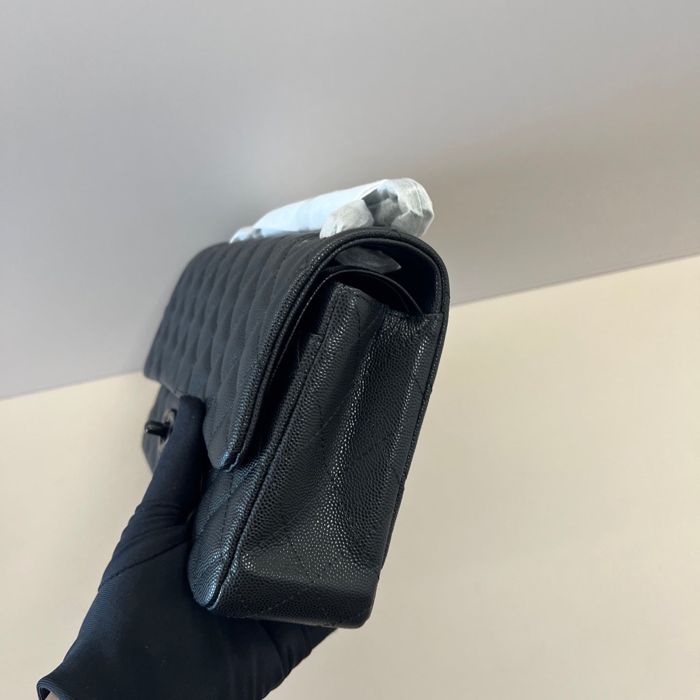 Caviar Leather Classic Double Flap Bag