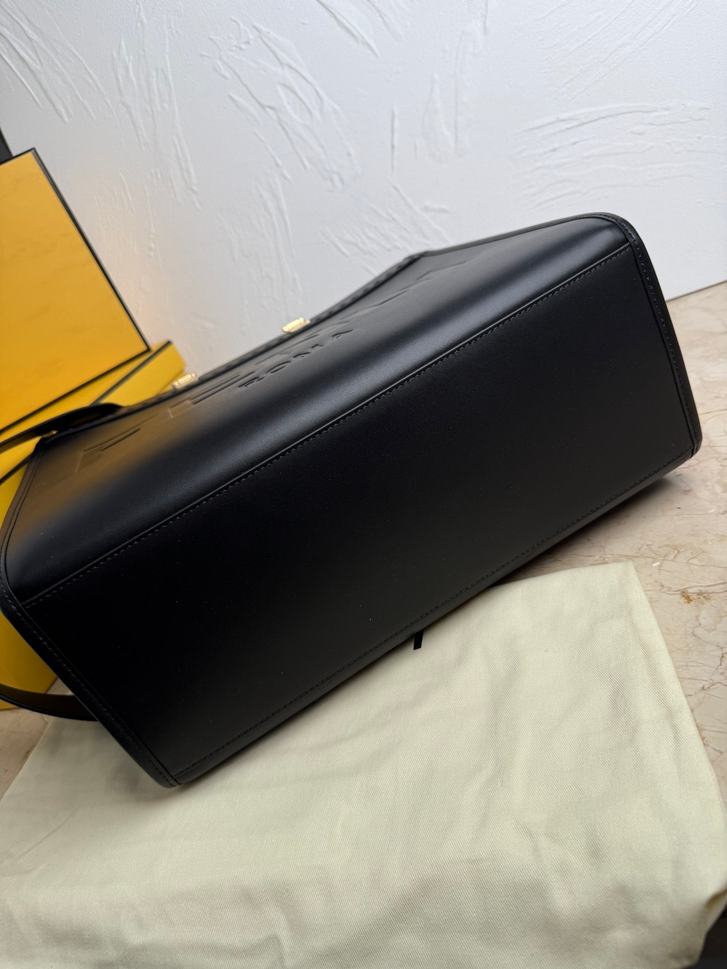 Sunshine Large Tote Bag – Calfskin Leather with Top Handles