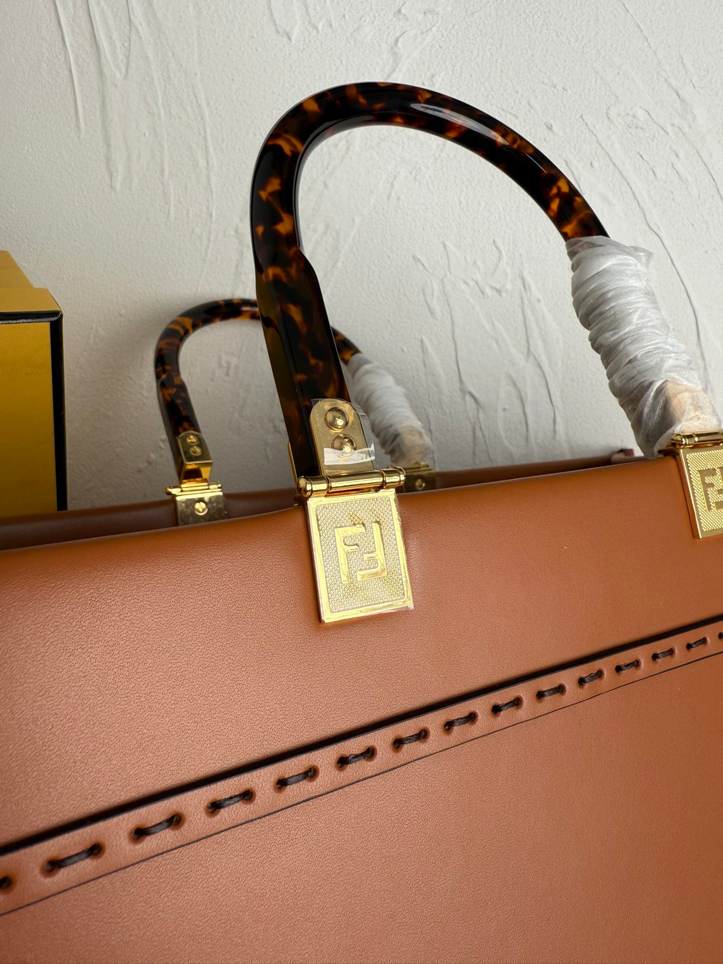 Sunshine Large Tote Bag – Calfskin Leather with Top Handles