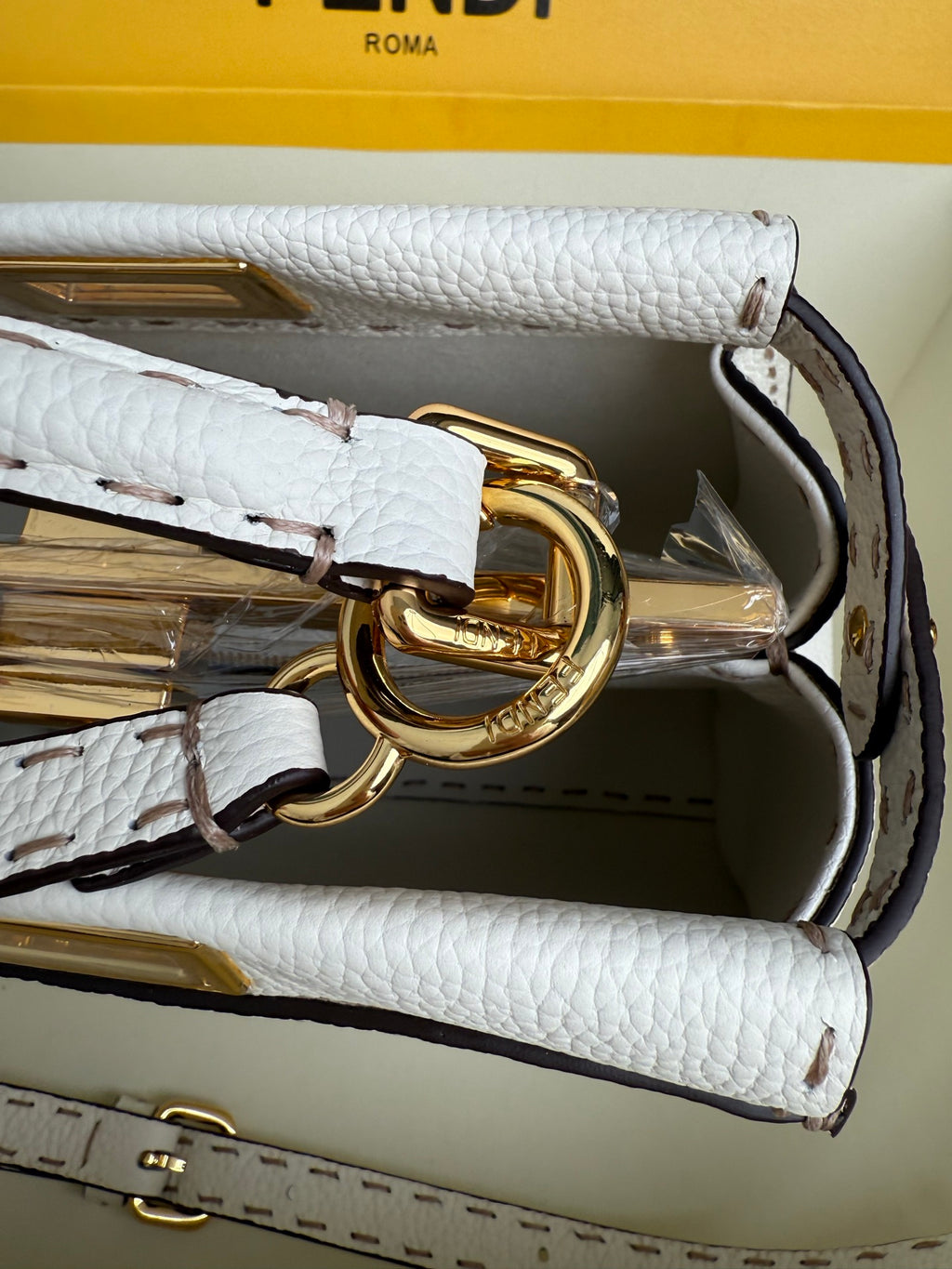 Peekaboo Mini Bag – Classic Calfskin with Top Handle