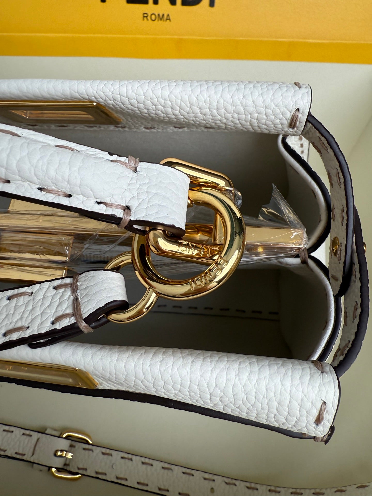 Peekaboo Mini Bag – Classic Calfskin with Top Handle