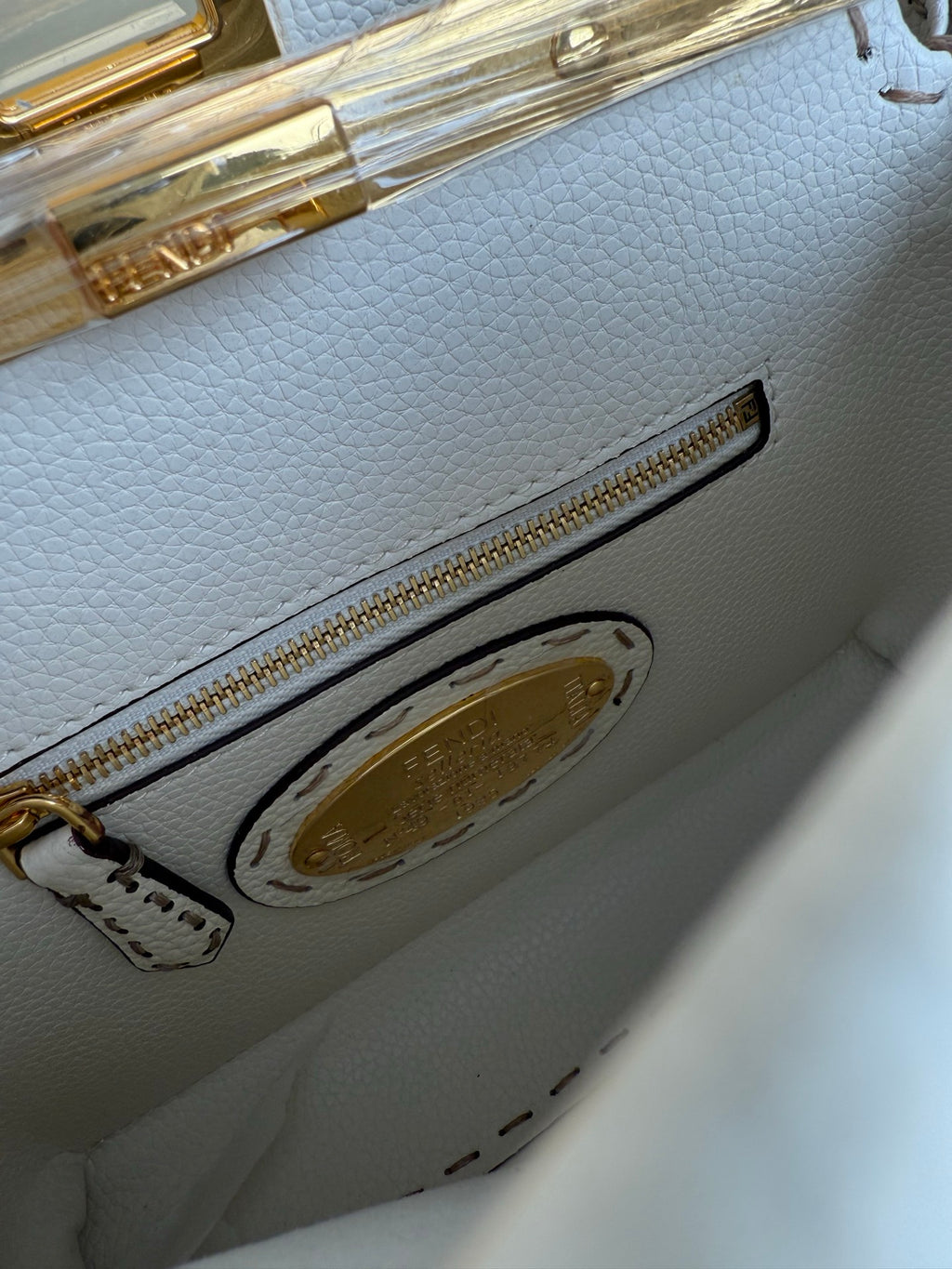 Peekaboo Mini Bag – Classic Calfskin with Top Handle