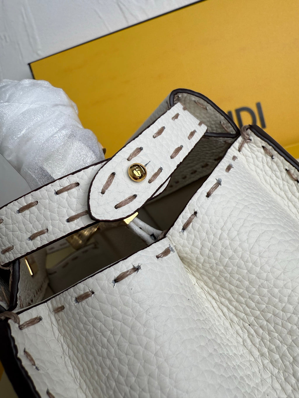 Peekaboo Mini Bag – Classic Calfskin with Top Handle