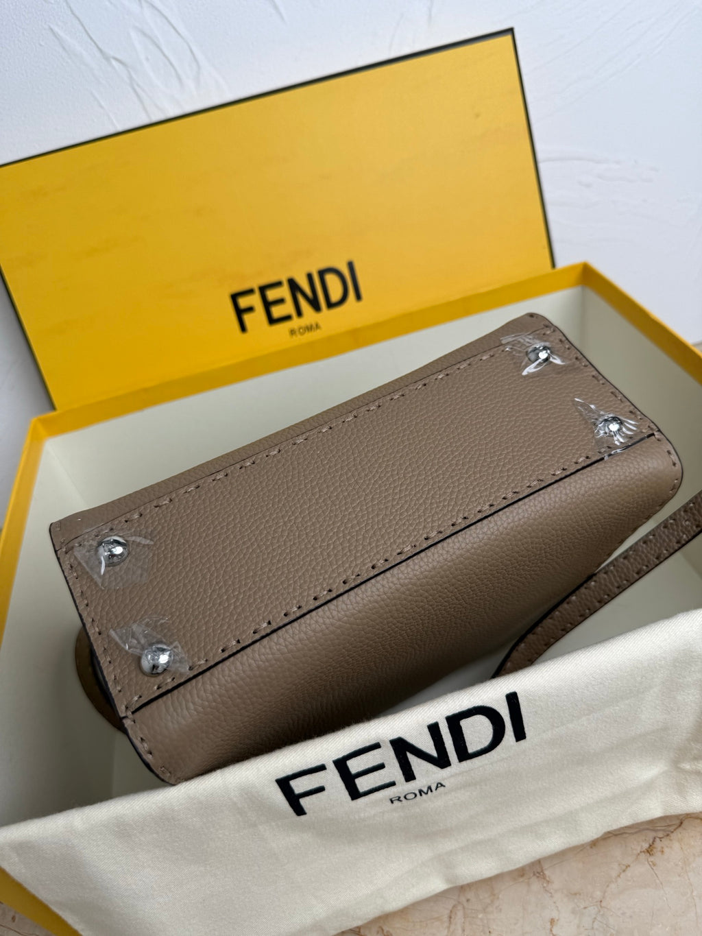 Peekaboo Mini Bag – Classic Calfskin with Top Handle