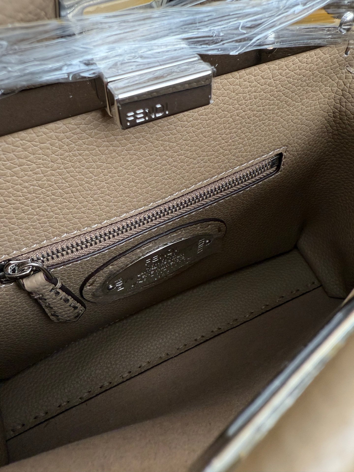 Peekaboo Mini Bag – Classic Calfskin with Top Handle