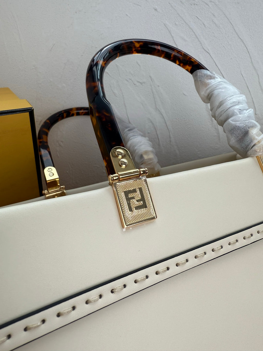 Sunshine Large Tote Bag – Calfskin Leather with Top Handles