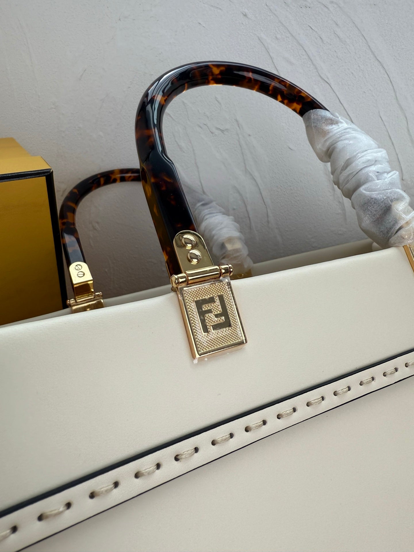 Sunshine Large Tote Bag – Calfskin Leather with Top Handles