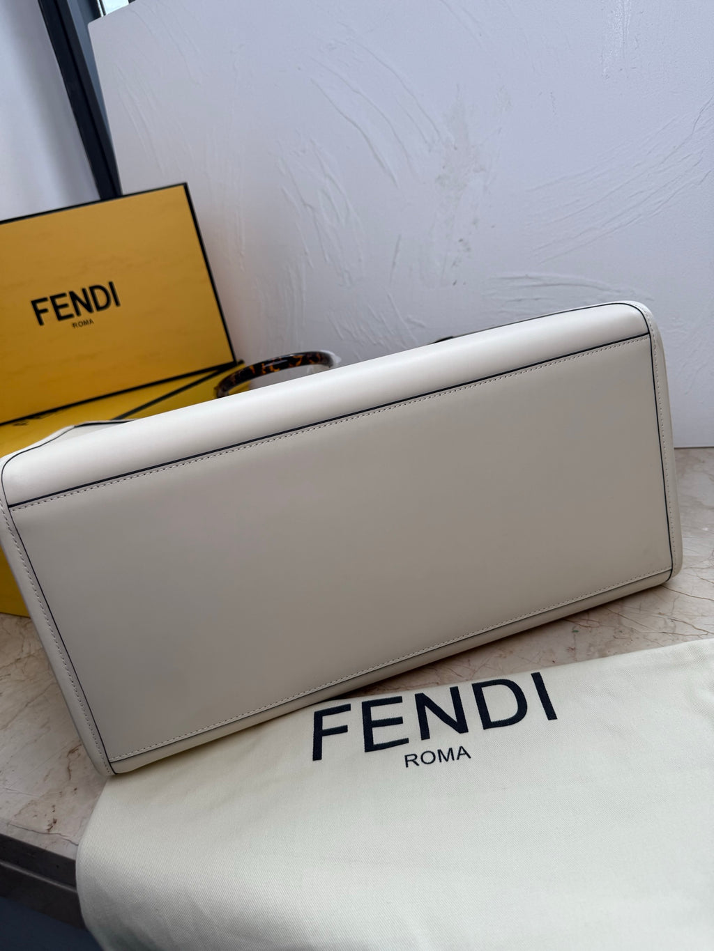 Sunshine Large Tote Bag – Calfskin Leather with Top Handles