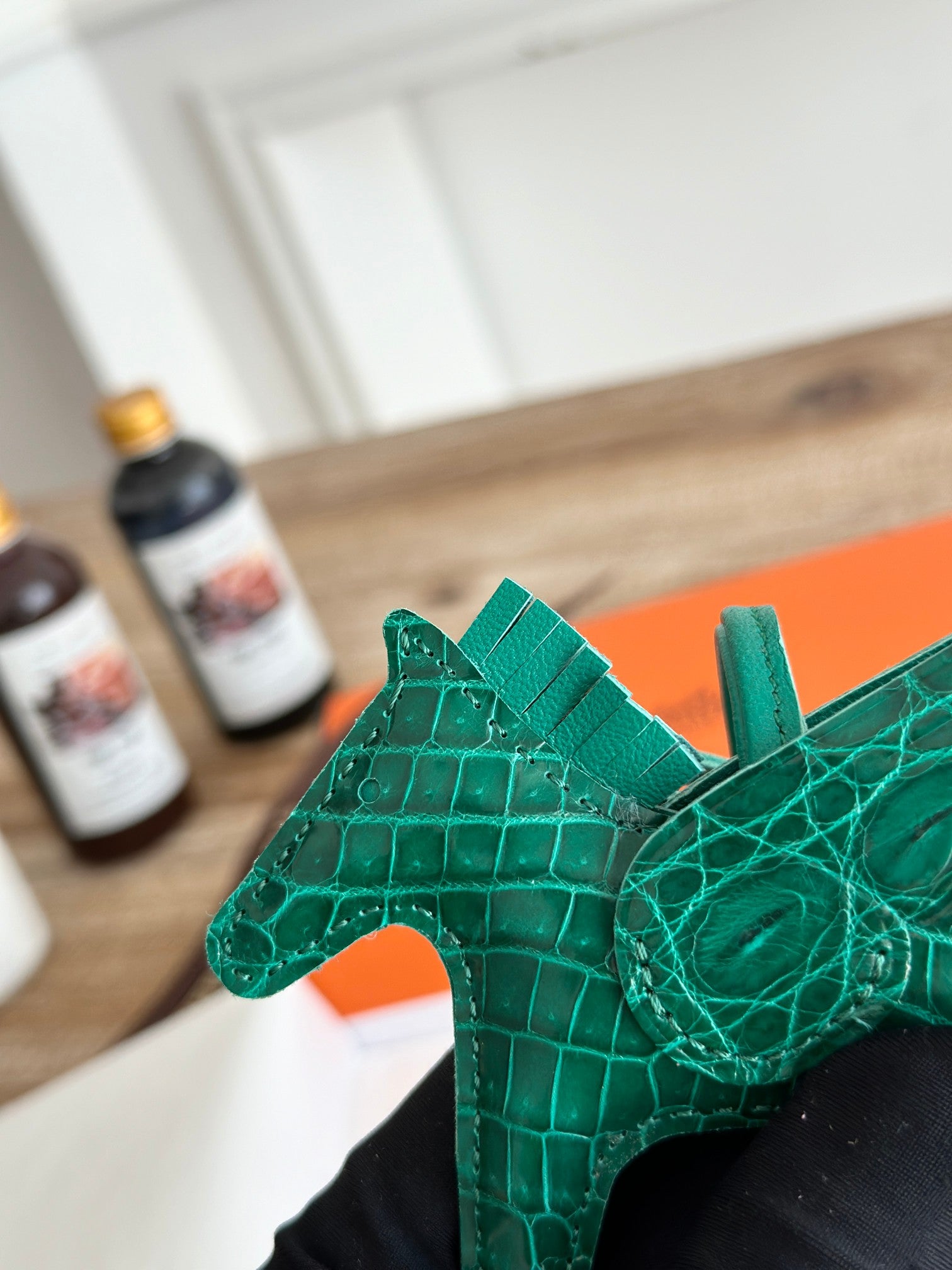 Crocodile Rodeo Horse Bag Charm