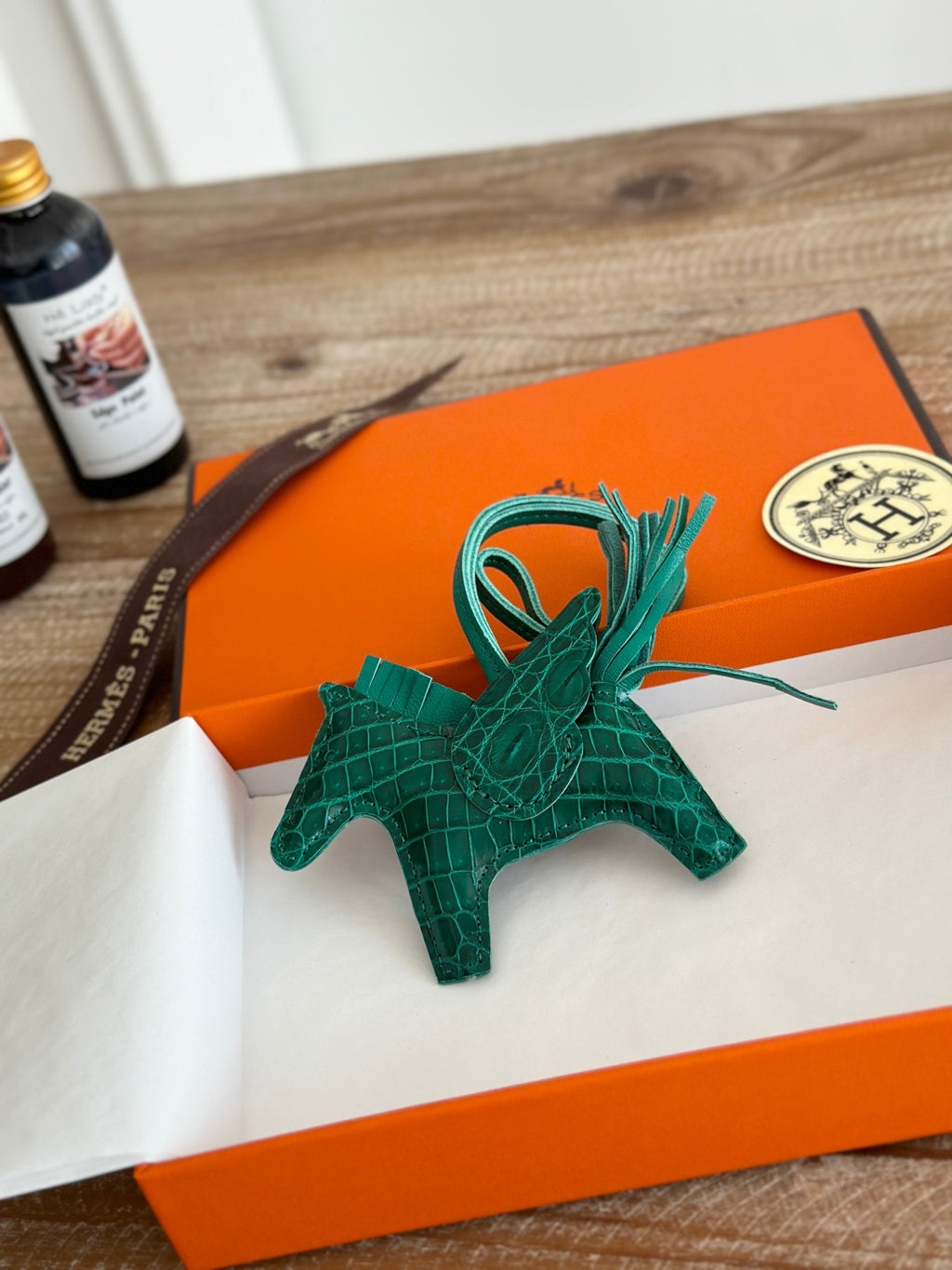 Crocodile Rodeo Horse Bag Charm