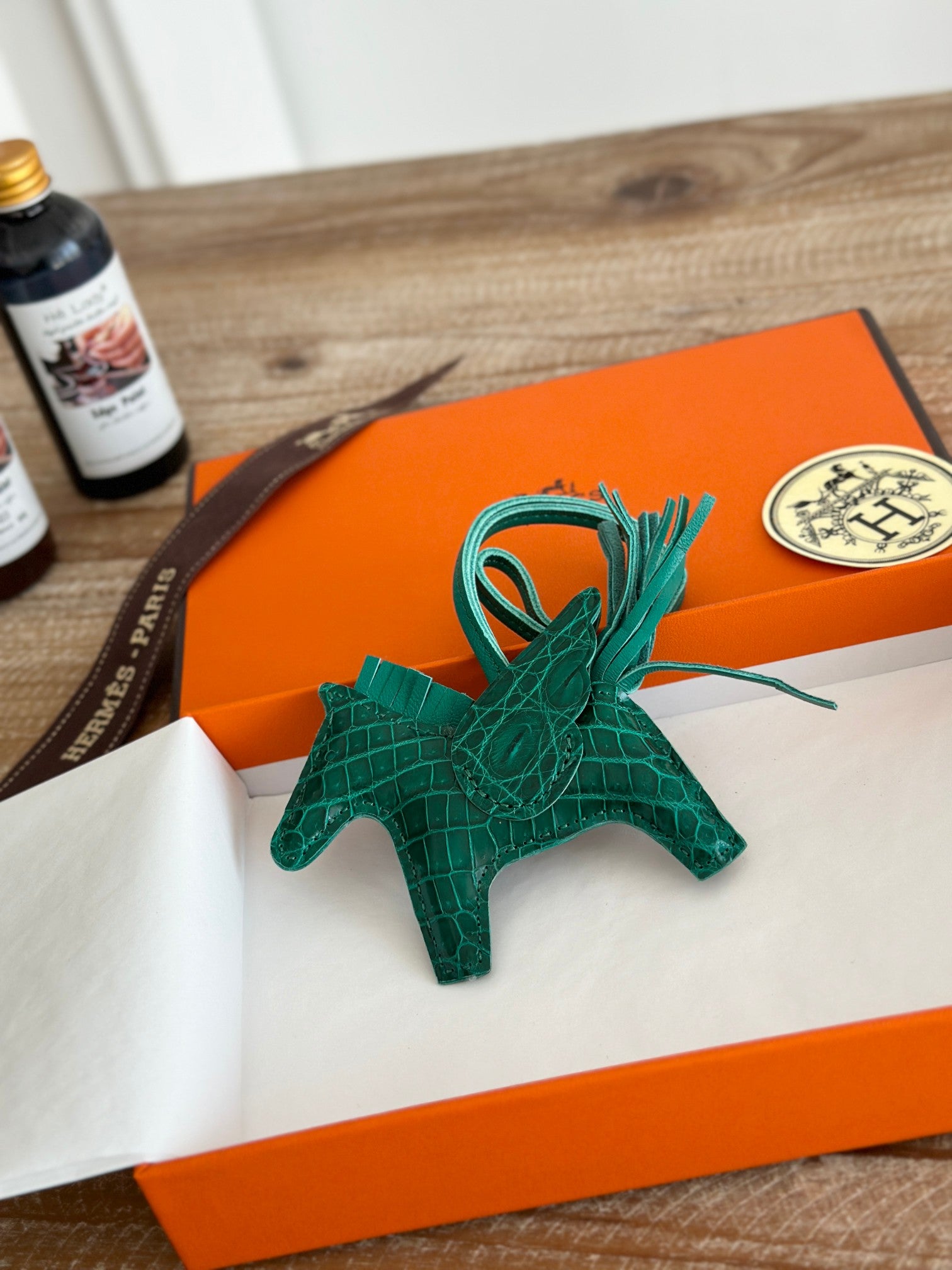 Crocodile Rodeo Horse Bag Charm