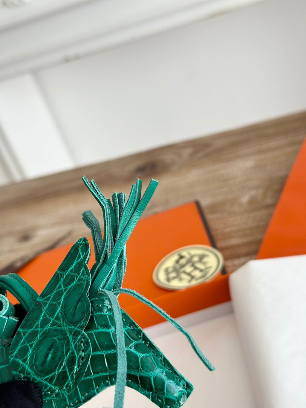 Crocodile Rodeo Horse Bag Charm