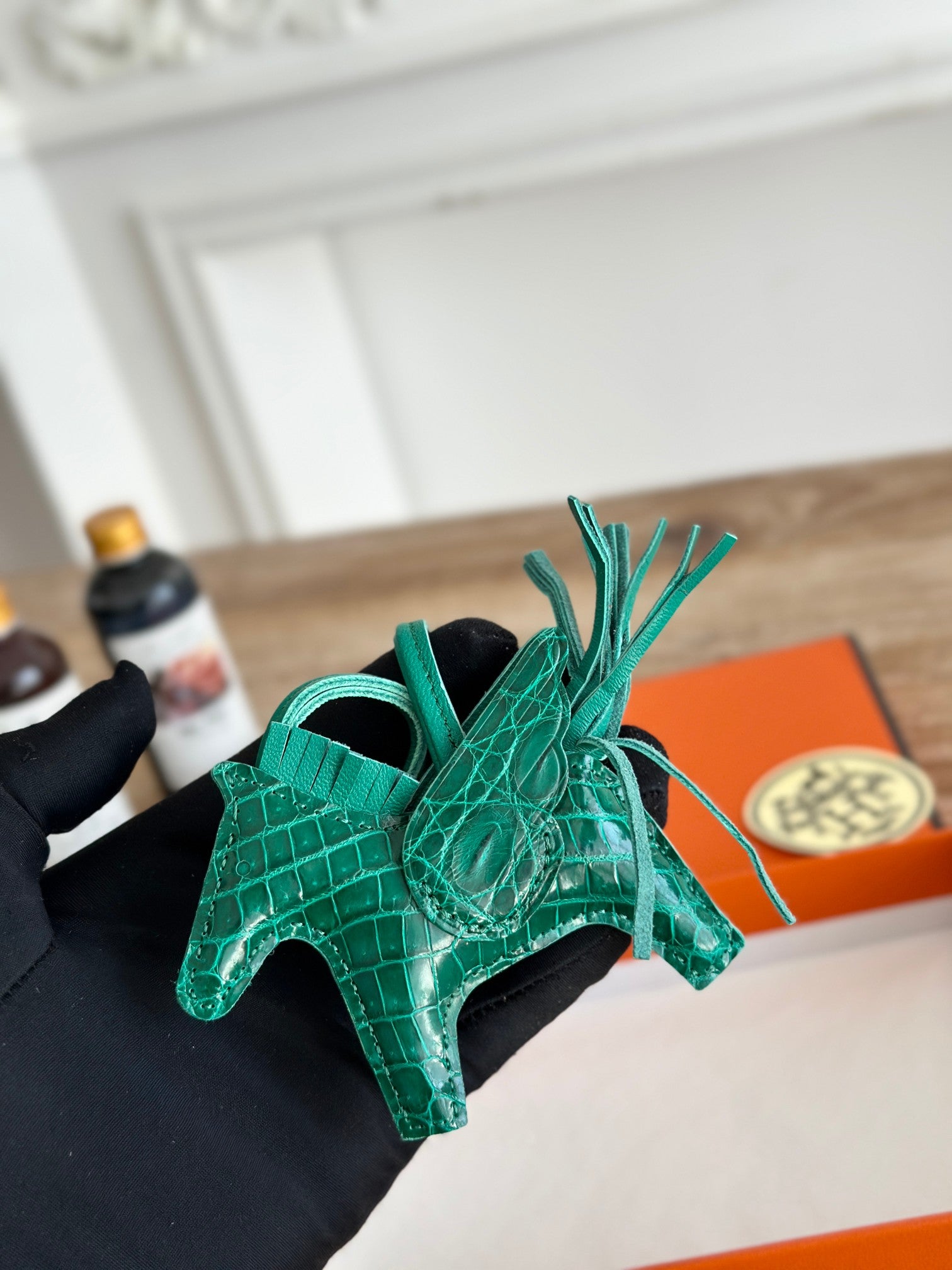 Crocodile Rodeo Horse Bag Charm