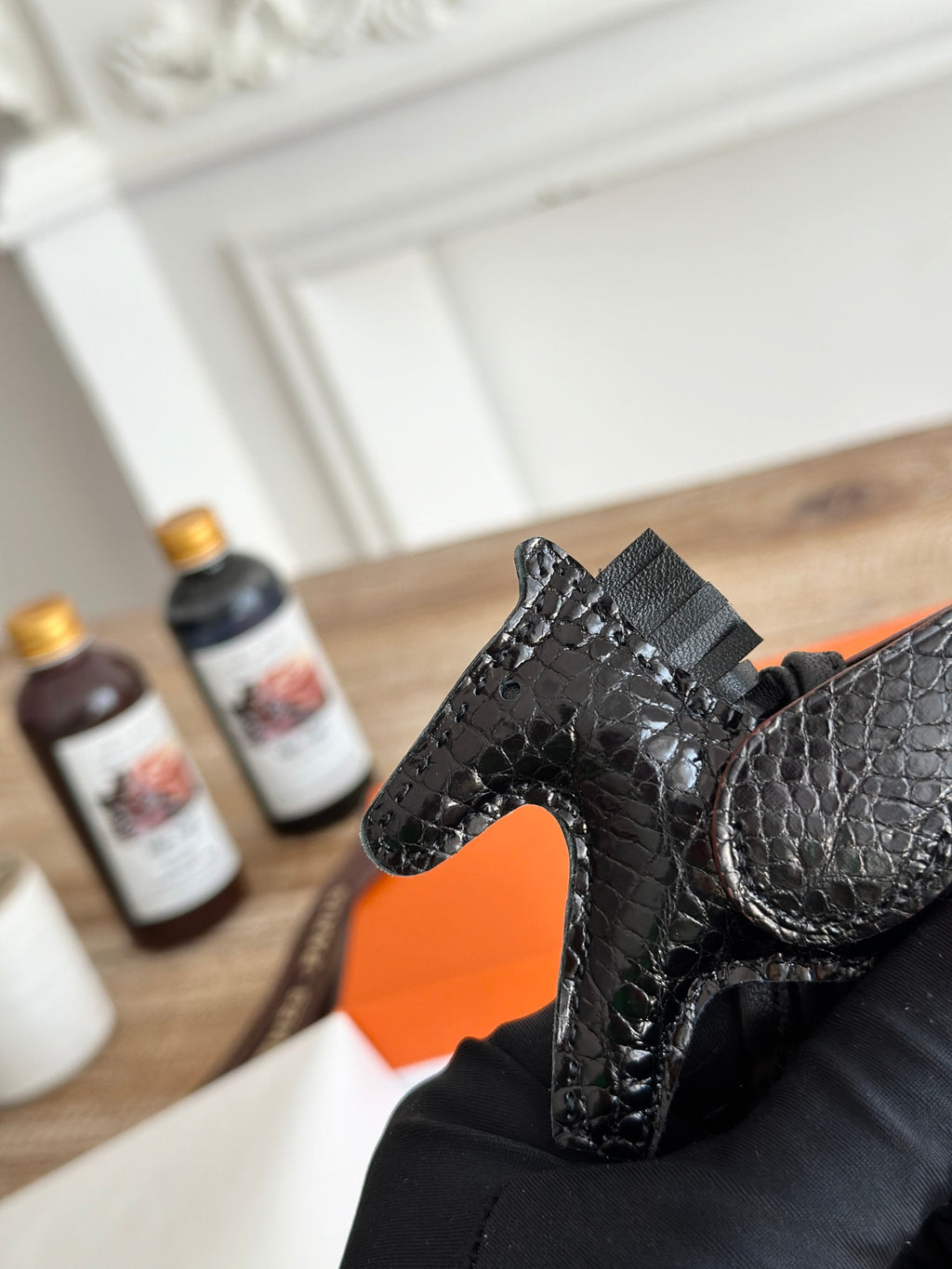 Crocodile Rodeo Horse Bag Charm