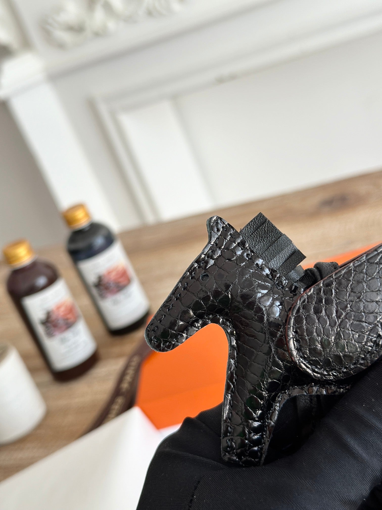 Crocodile Rodeo Horse Bag Charm