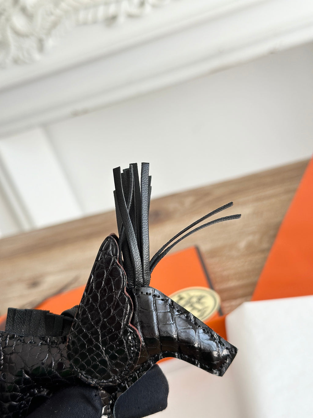 Crocodile Rodeo Horse Bag Charm