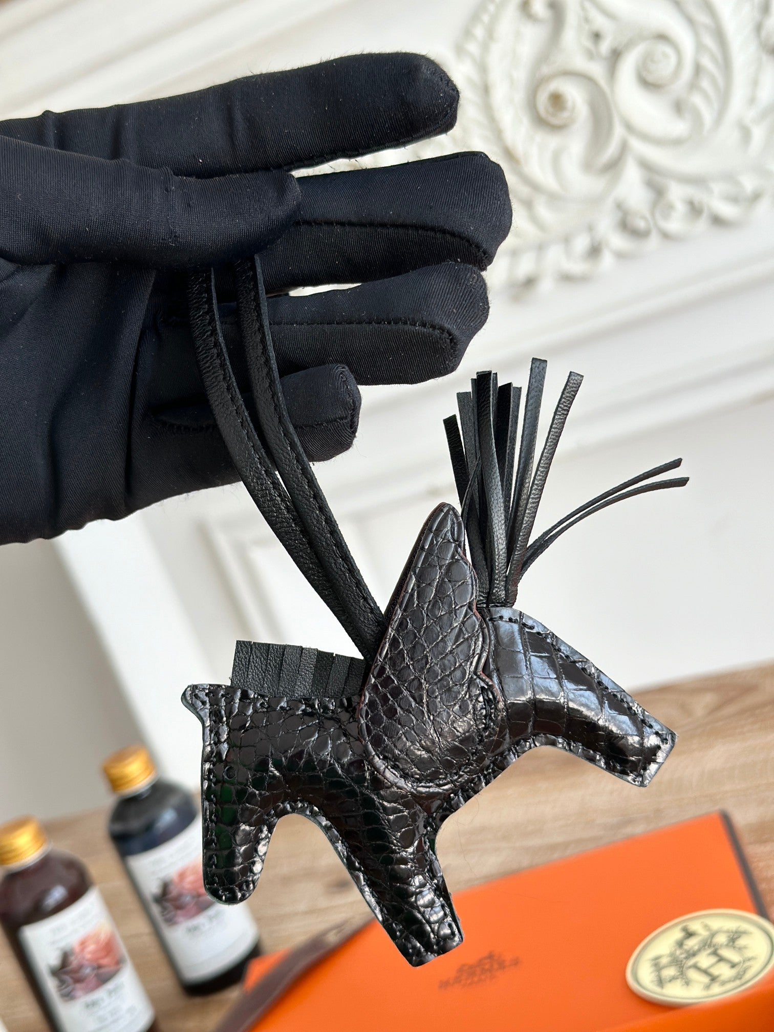 Crocodile Rodeo Horse Bag Charm