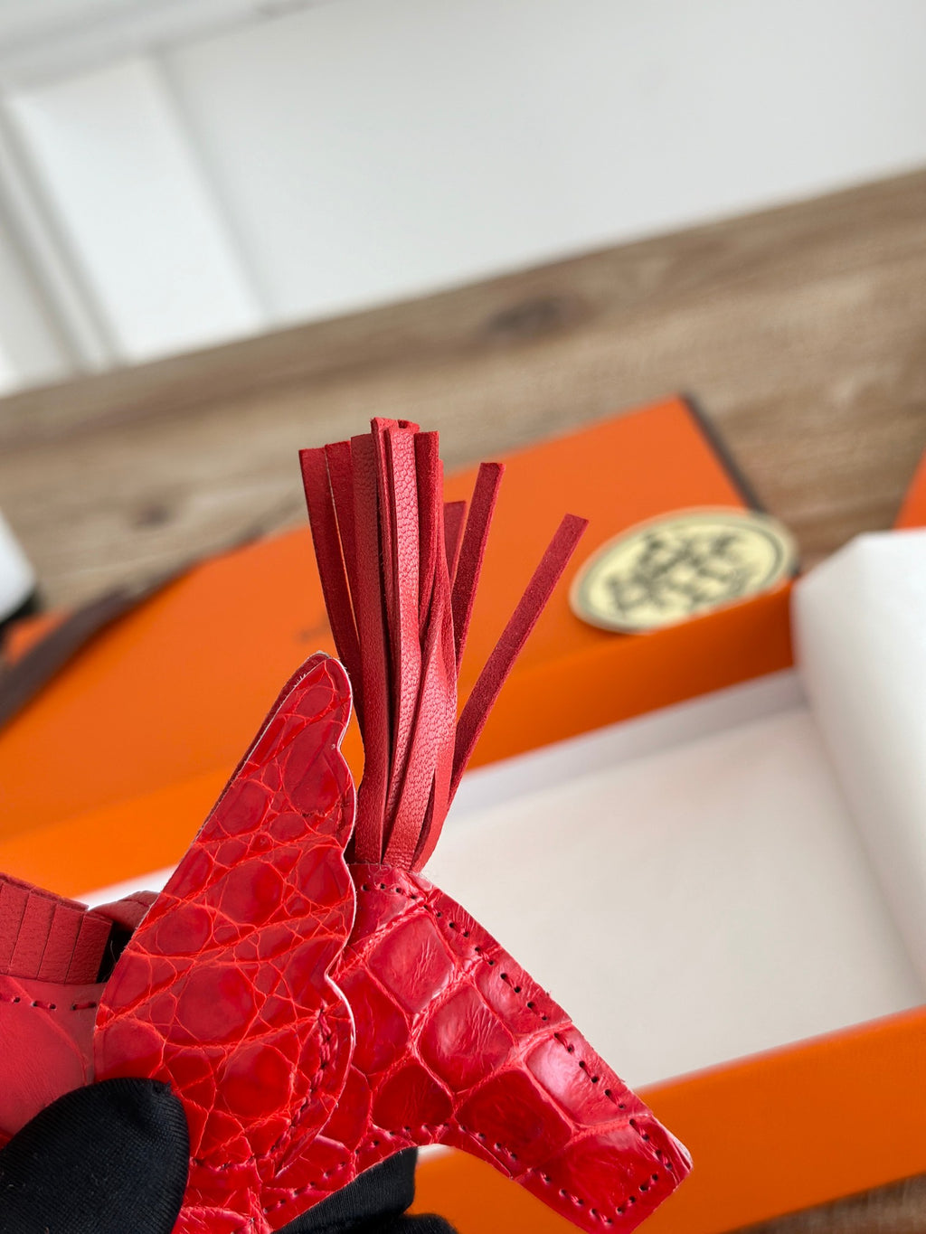 Crocodile Rodeo Horse Bag Charm