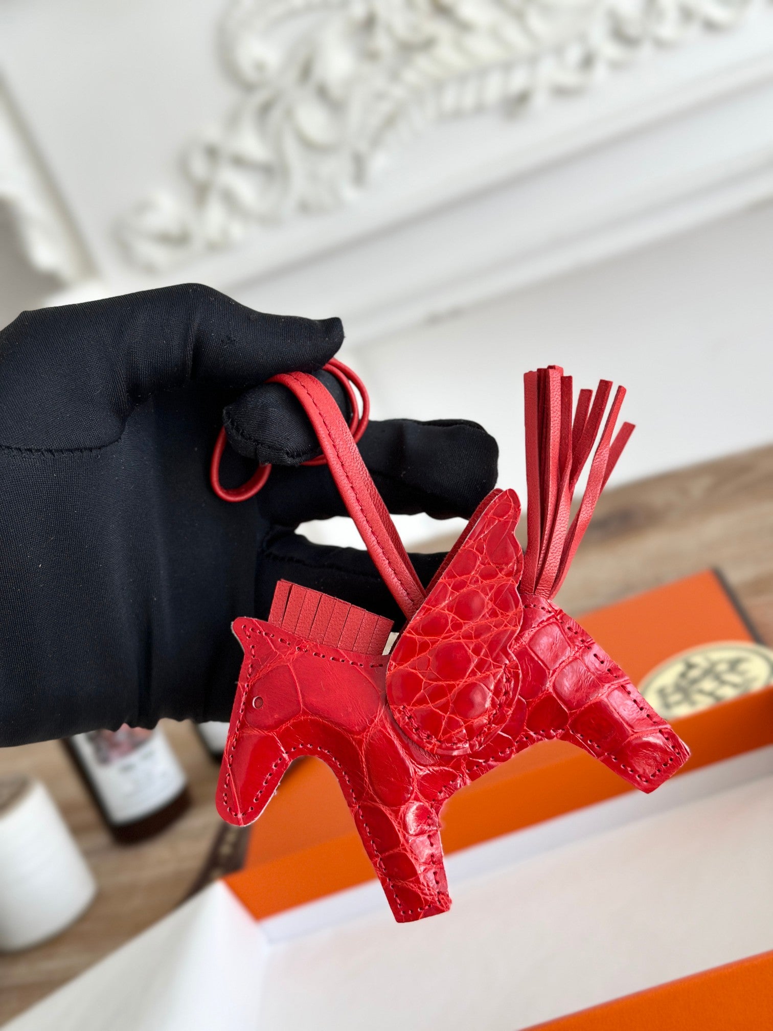 Crocodile Rodeo Horse Bag Charm