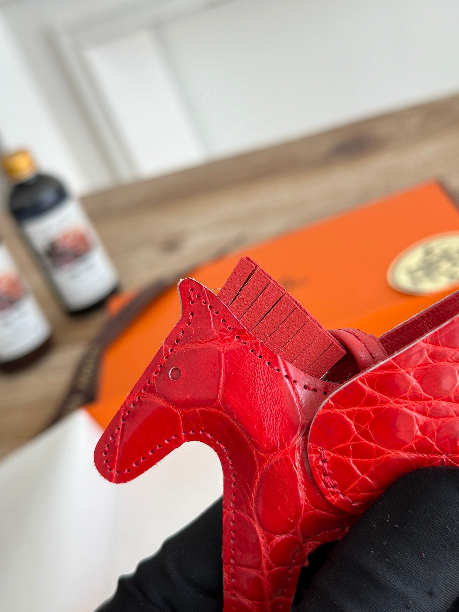 Crocodile Rodeo Horse Bag Charm