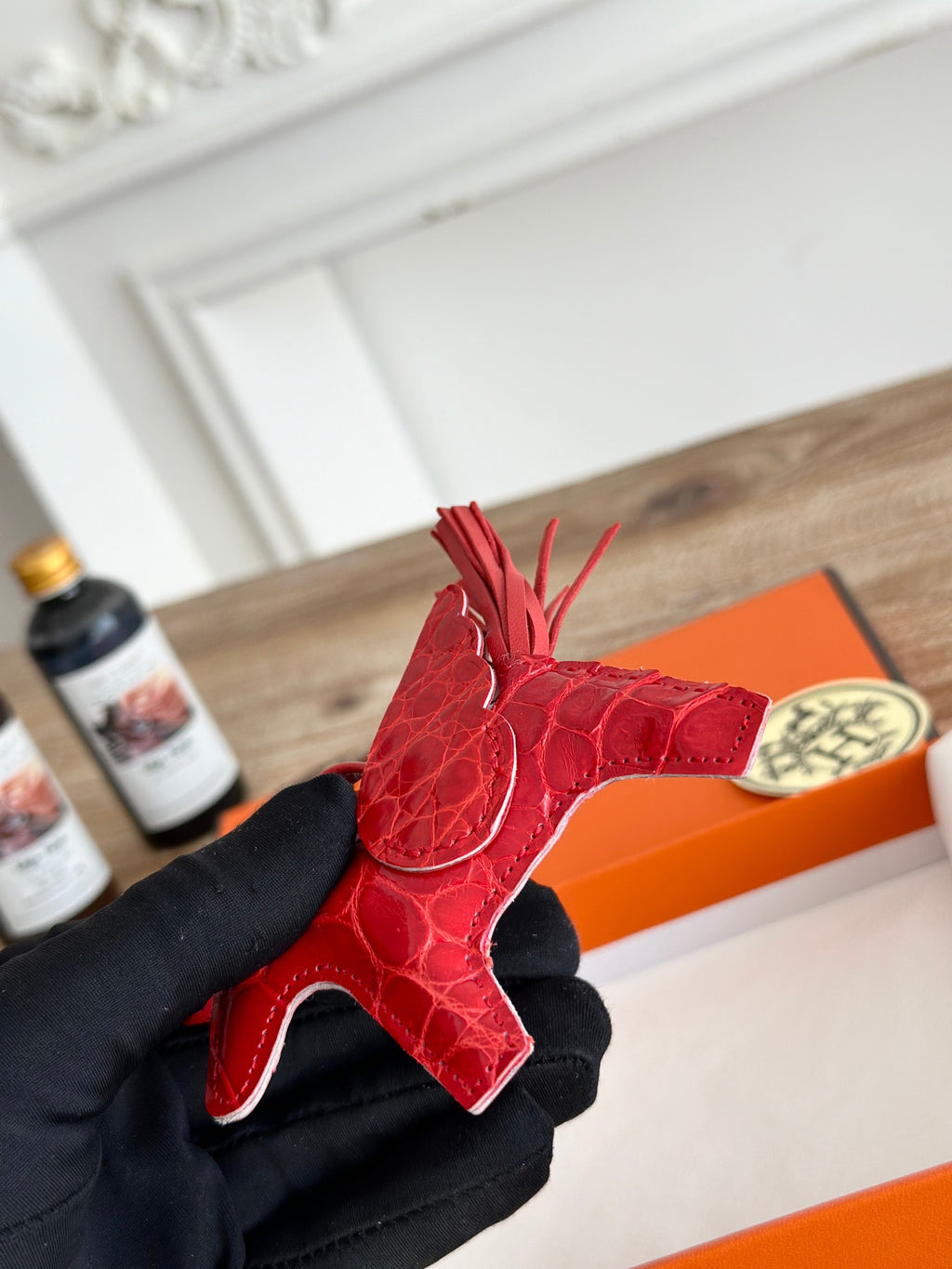 Crocodile Rodeo Horse Bag Charm