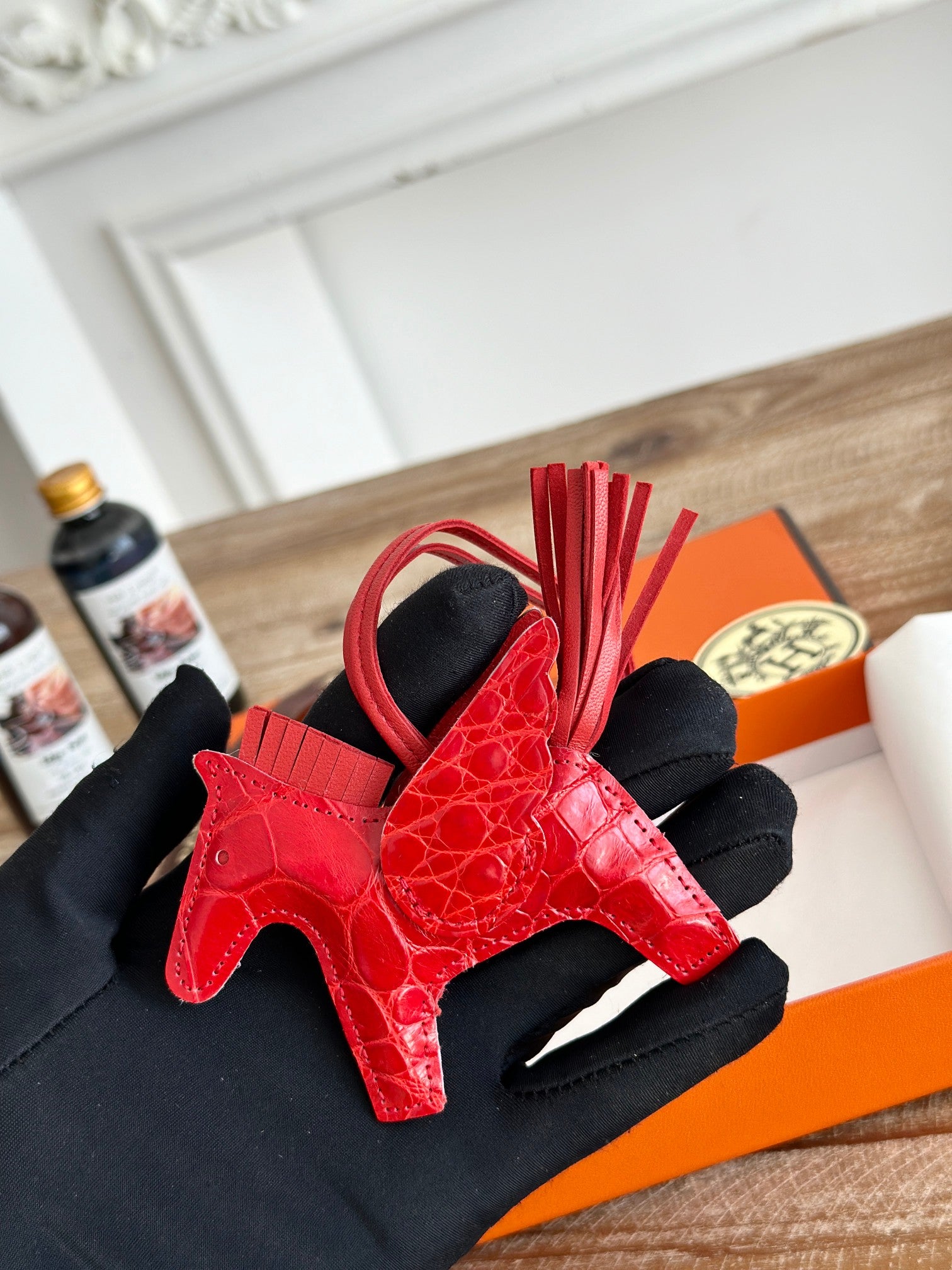 Crocodile Rodeo Horse Bag Charm