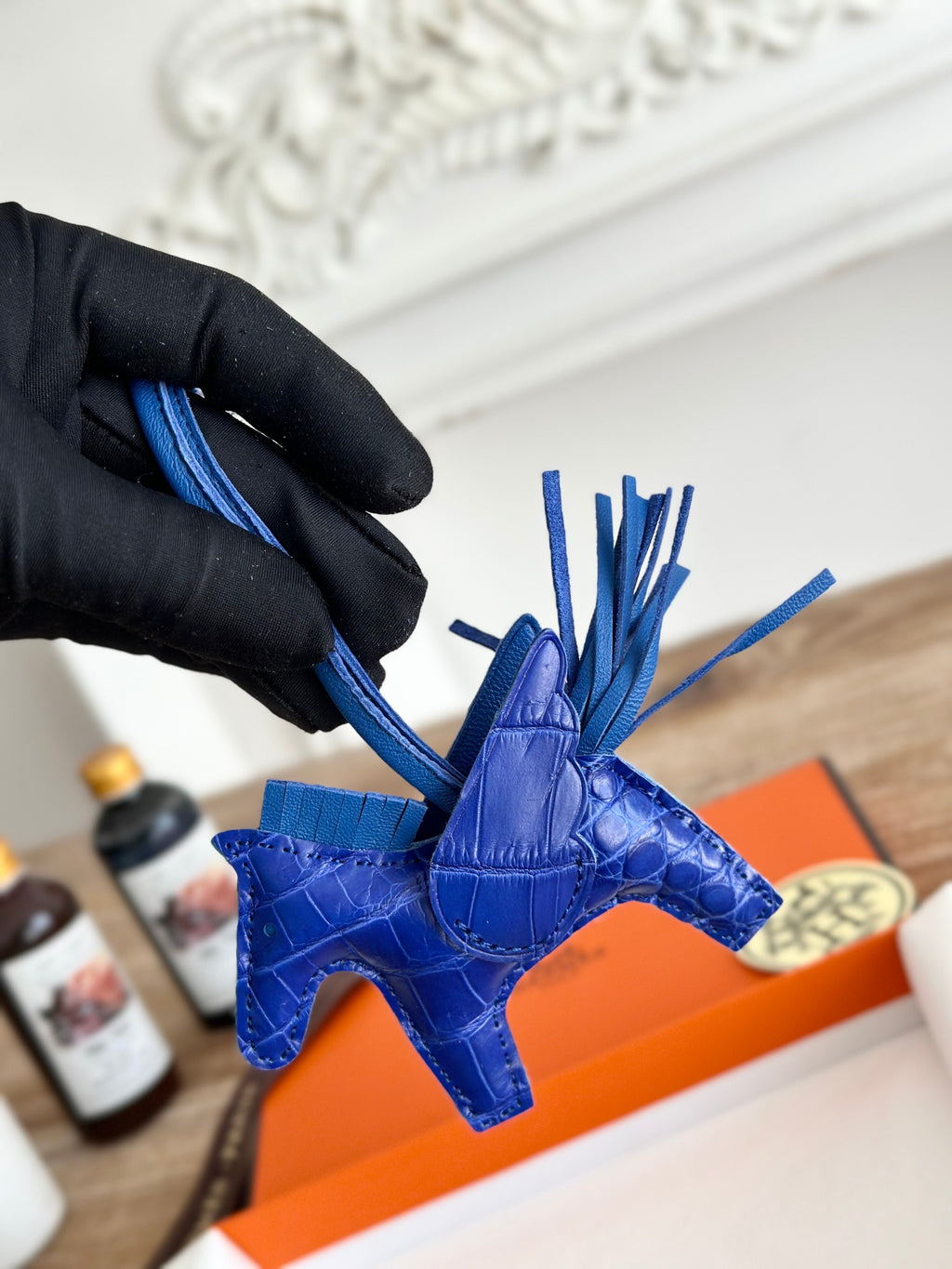 Crocodile Rodeo Horse Bag Charm