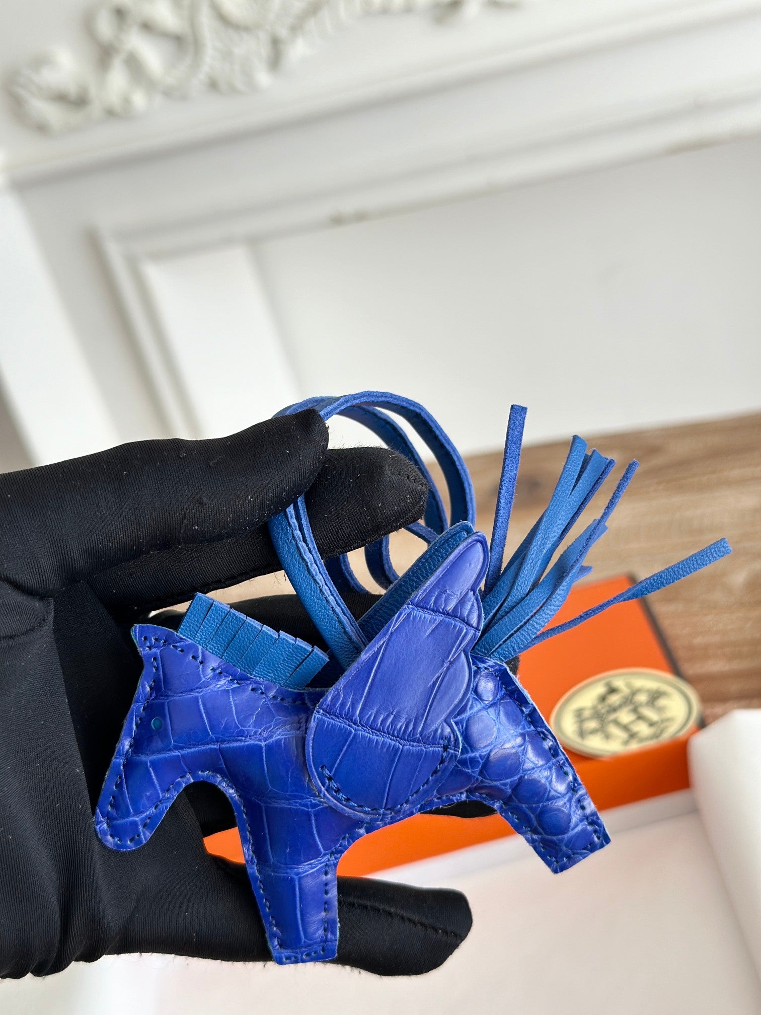 Crocodile Rodeo Horse Bag Charm