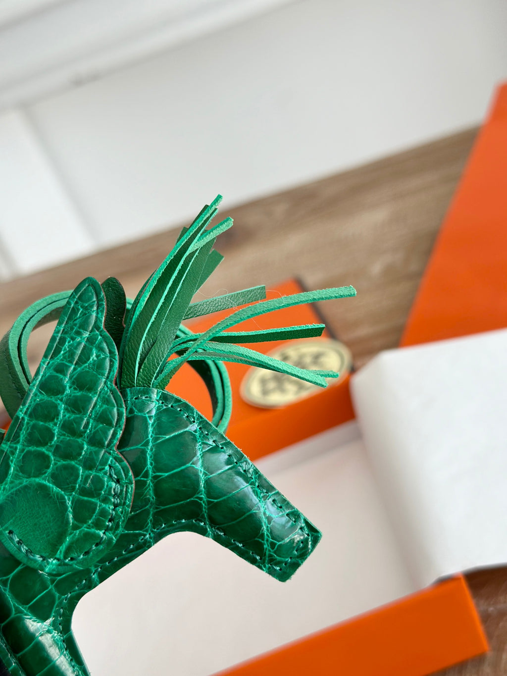 Crocodile Rodeo Horse Bag Charm