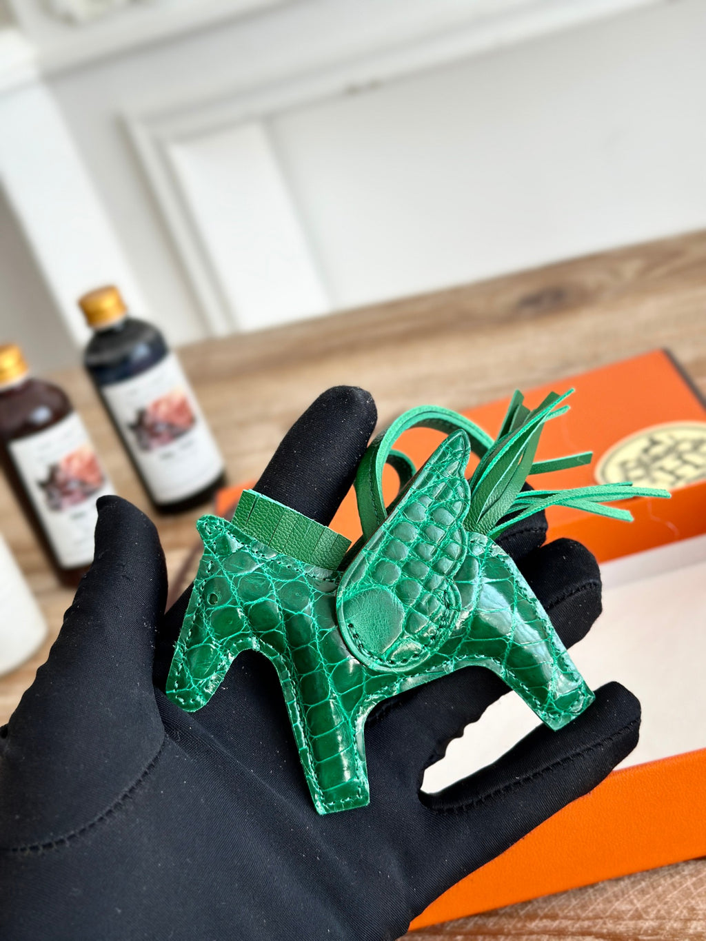 Crocodile Rodeo Horse Bag Charm