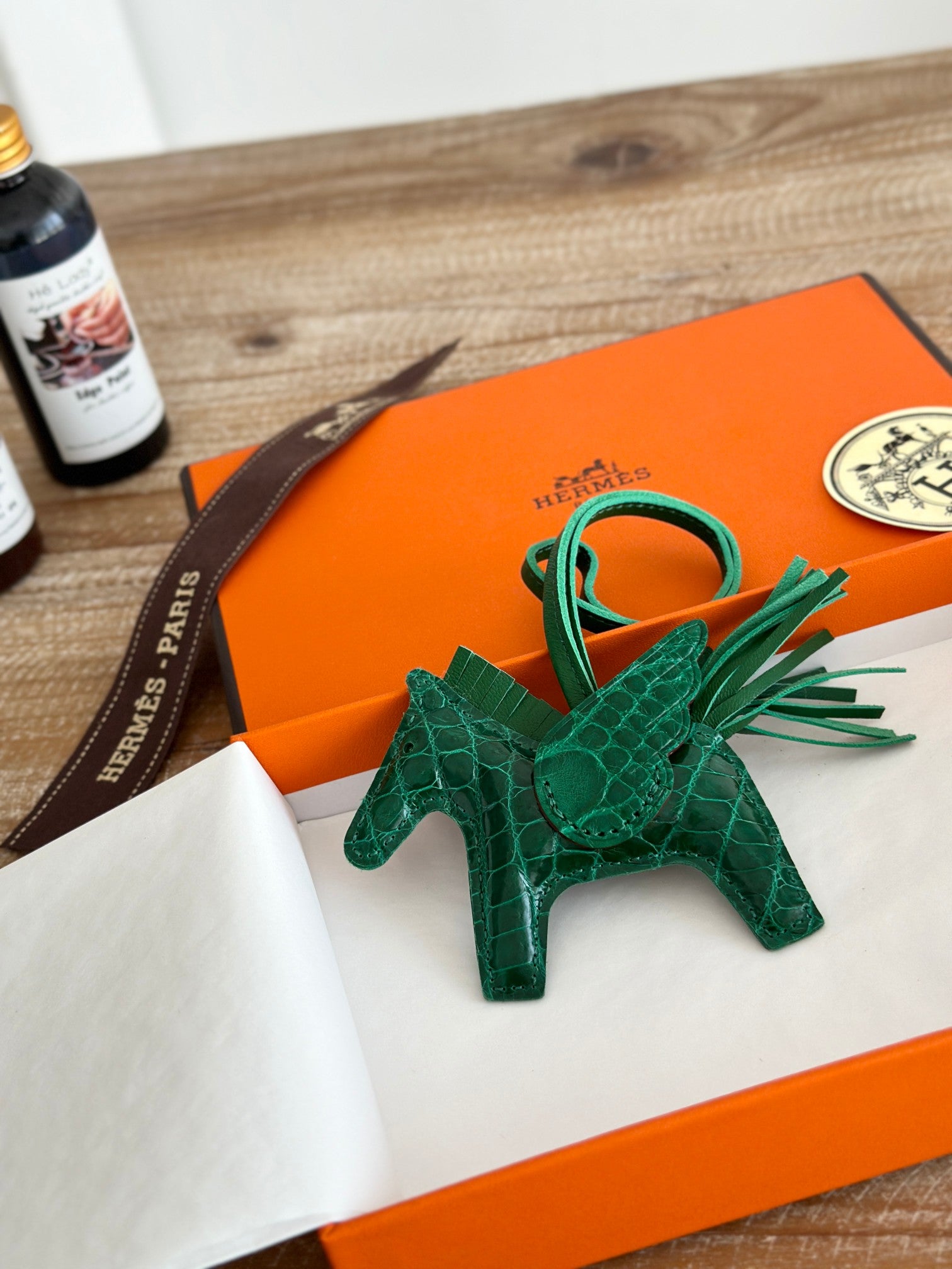 Crocodile Rodeo Horse Bag Charm