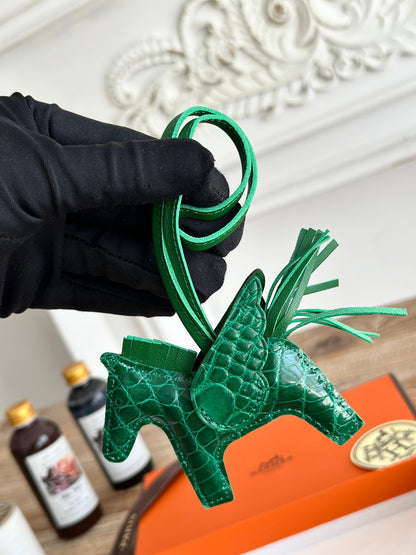 Crocodile Rodeo Horse Bag Charm