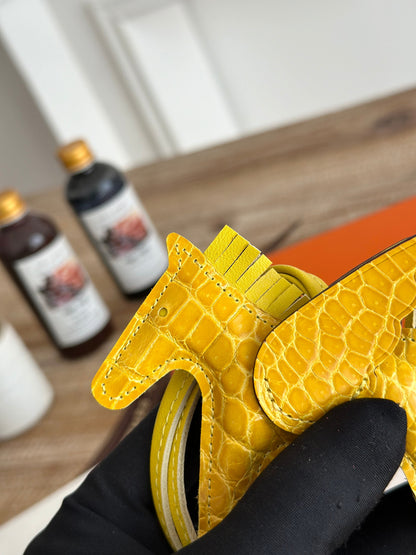 Crocodile Rodeo Horse Bag Charm