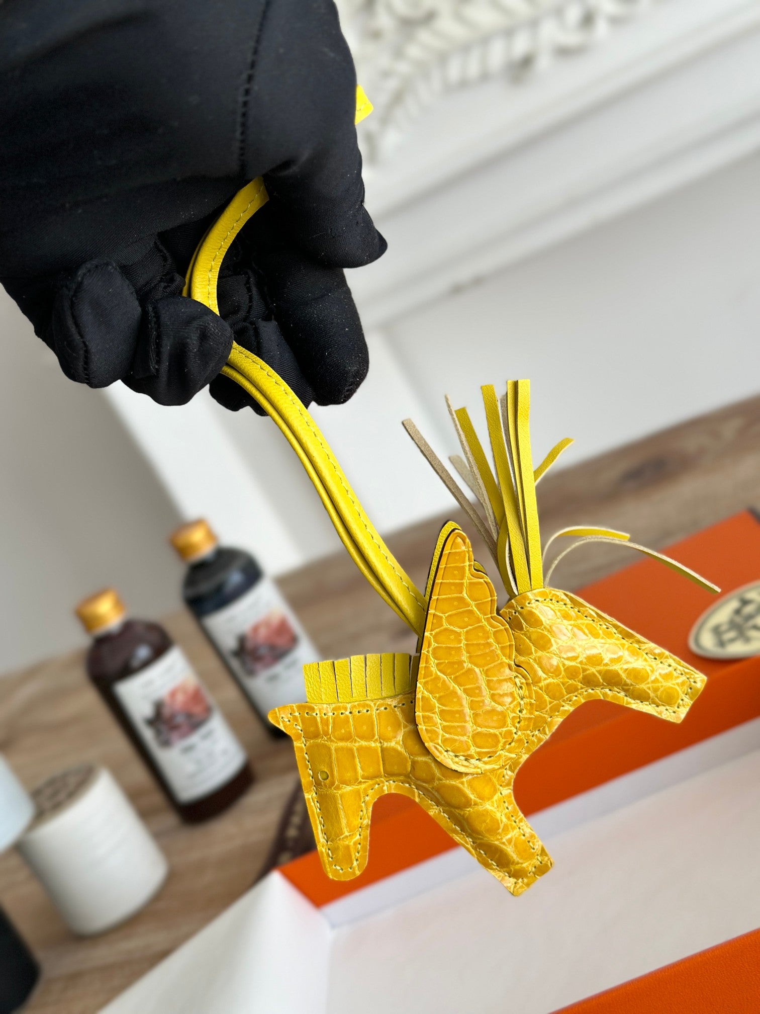 Crocodile Rodeo Horse Bag Charm