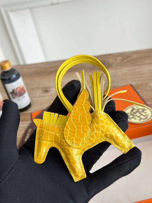 Crocodile Rodeo Horse Bag Charm