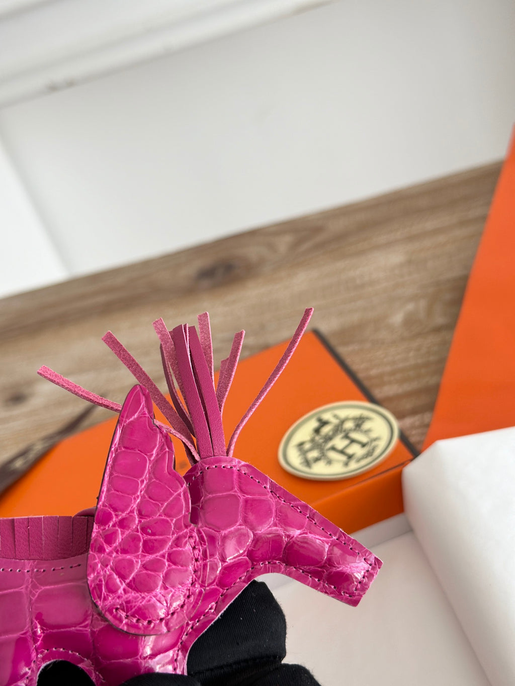 Crocodile Rodeo Horse Bag Charm