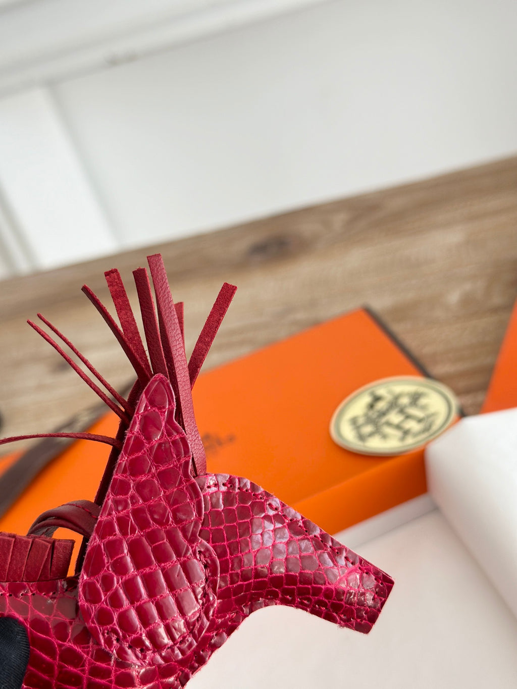 Crocodile Rodeo Horse Bag Charm