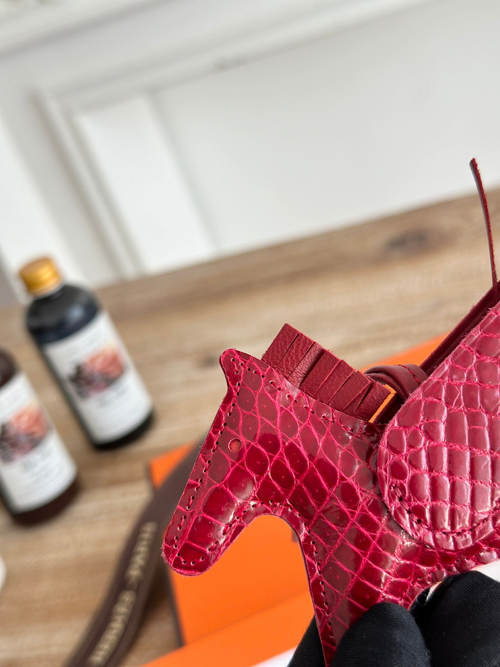 Crocodile Rodeo Horse Bag Charm