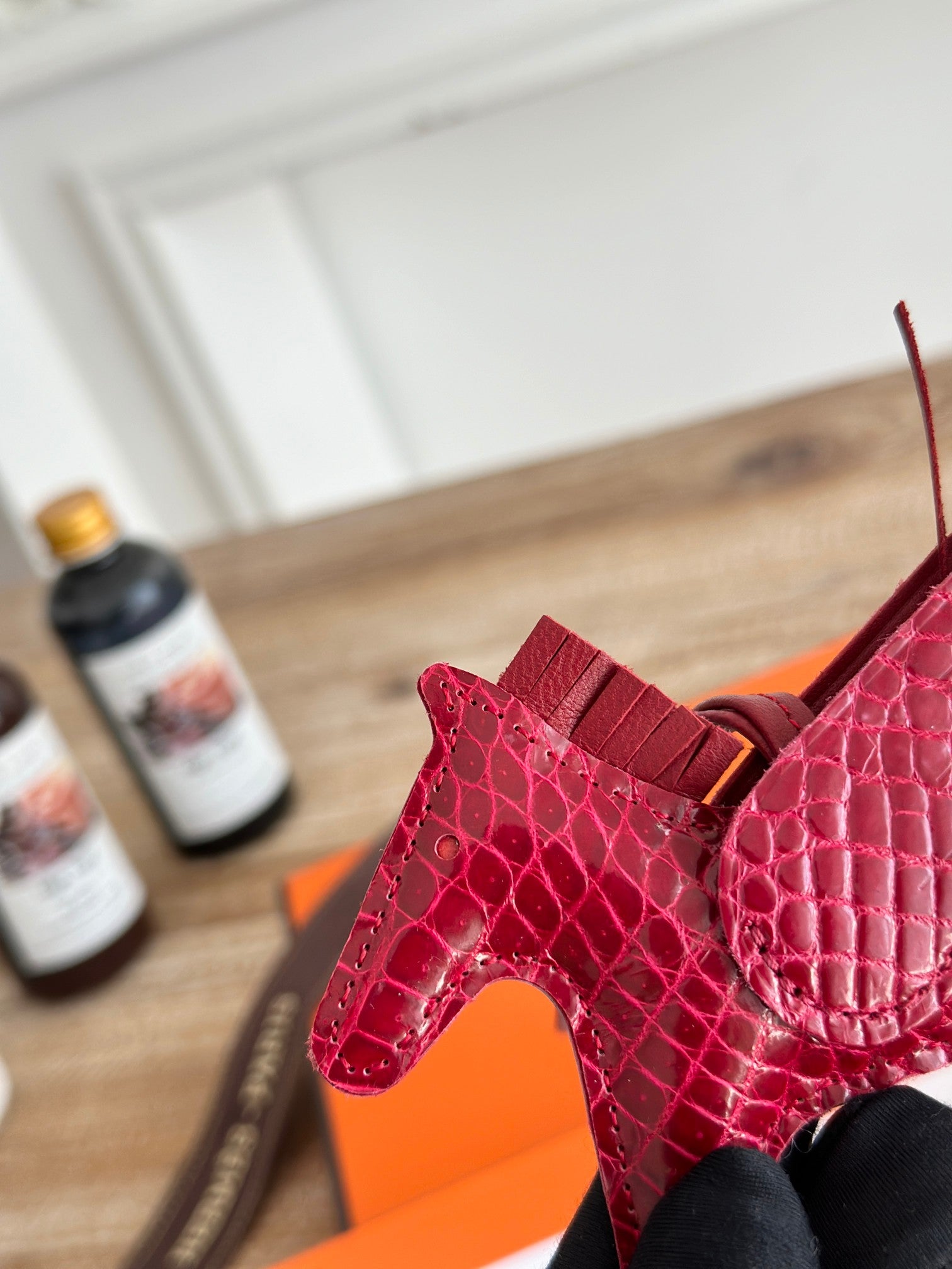 Crocodile Rodeo Horse Bag Charm