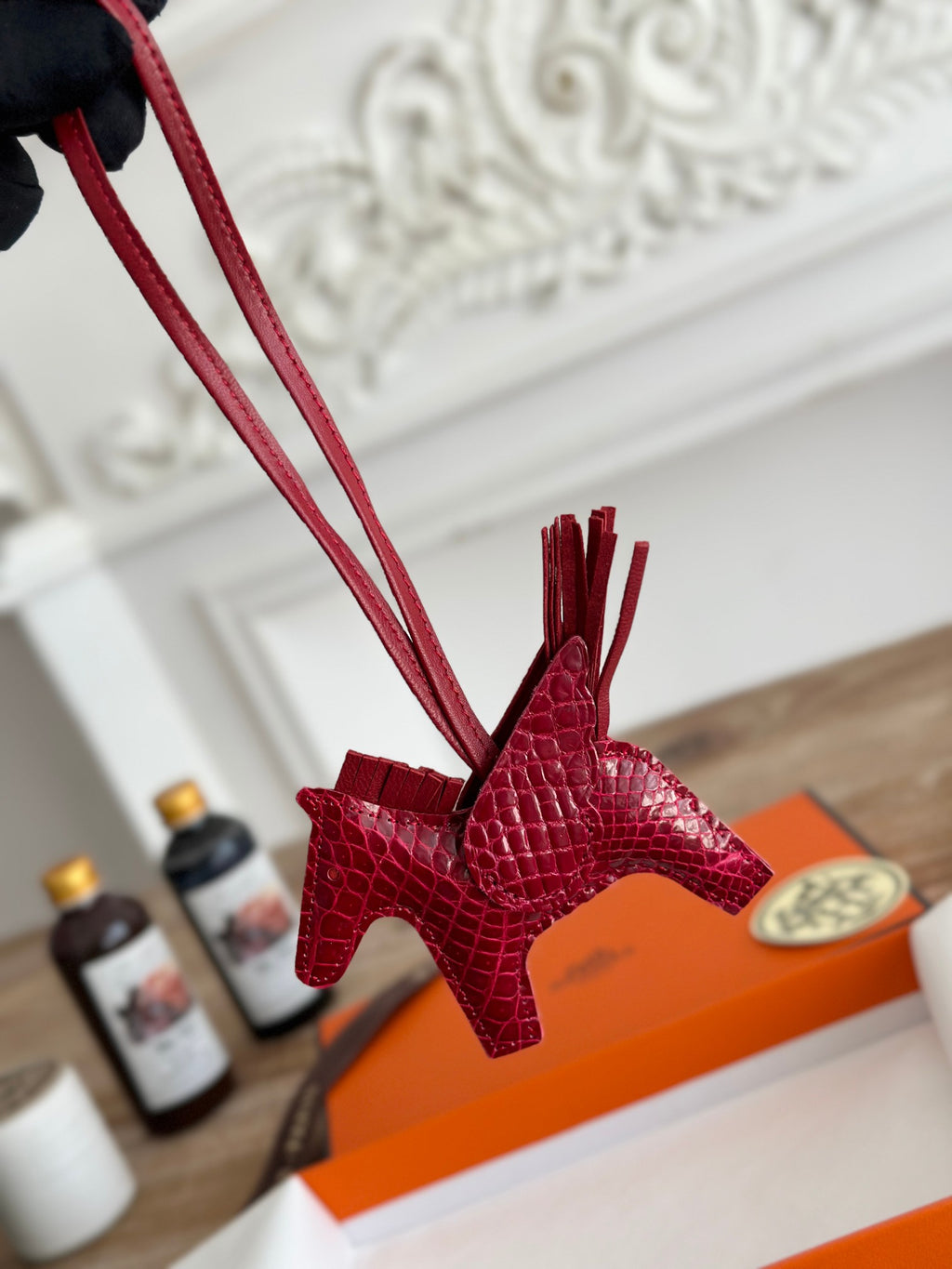 Crocodile Rodeo Horse Bag Charm