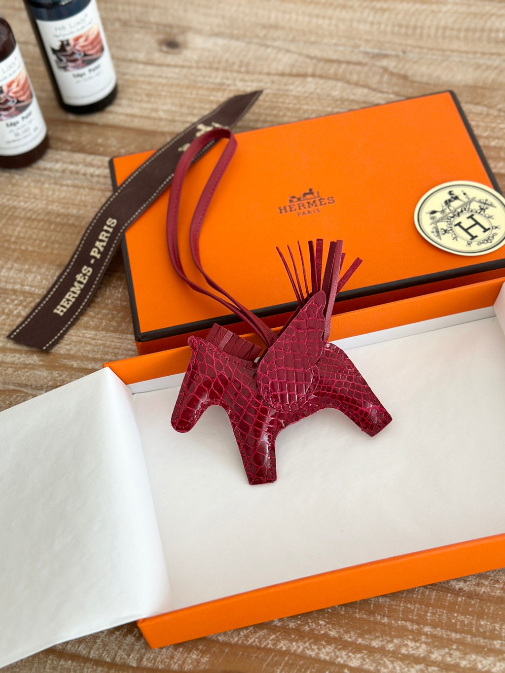 Crocodile Rodeo Horse Bag Charm