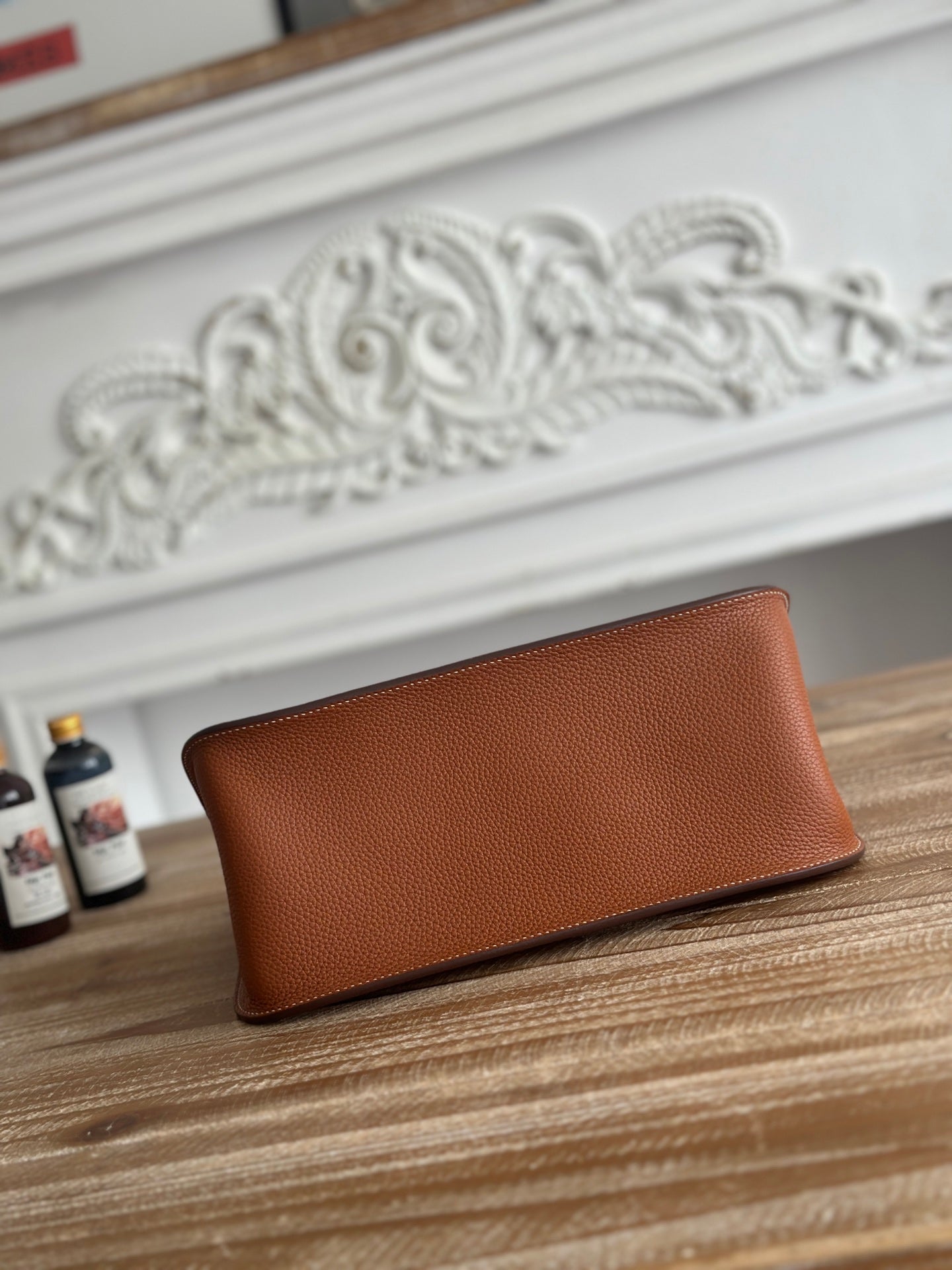 Brown Jypsiere 28cm – Togo Leather, Silver Hardware