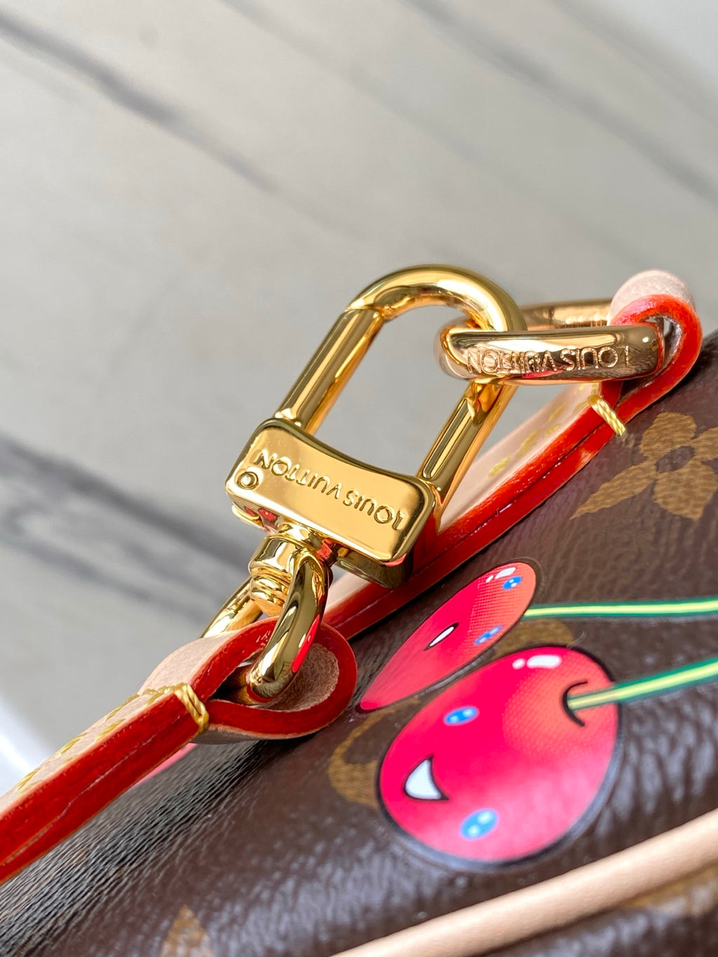 Speedy Bandoulière 20 Monogram Canvas with Cherry Print