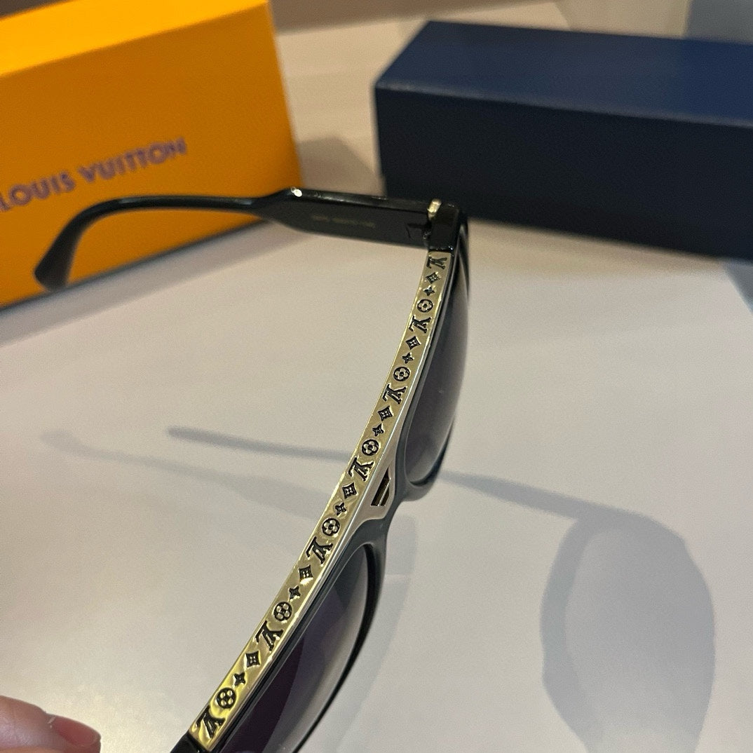 Sport Luxe Black Shield Sunglasses