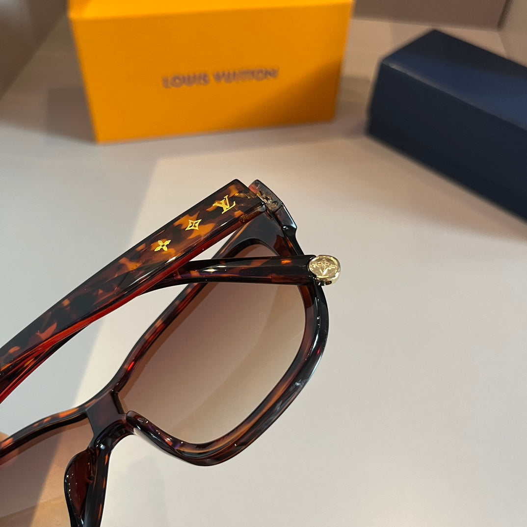 Full Tortoise Frame Monogram Sunglasses