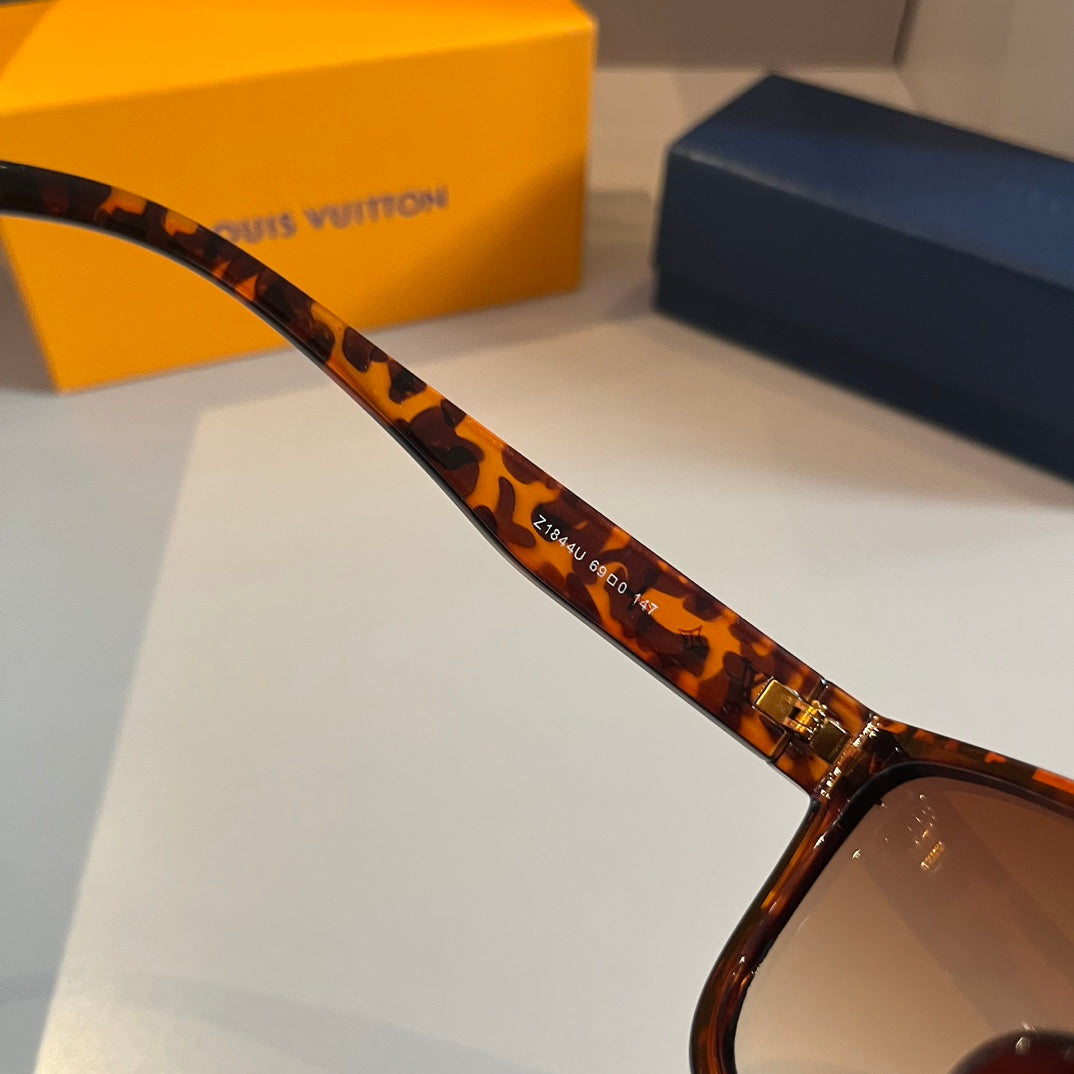 Full Tortoise Frame Monogram Sunglasses