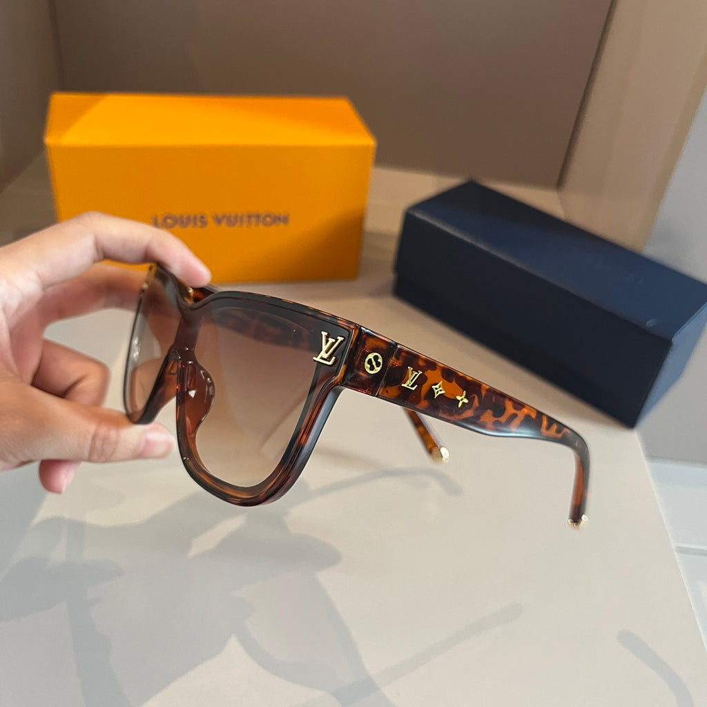 Full Tortoise Frame Monogram Sunglasses